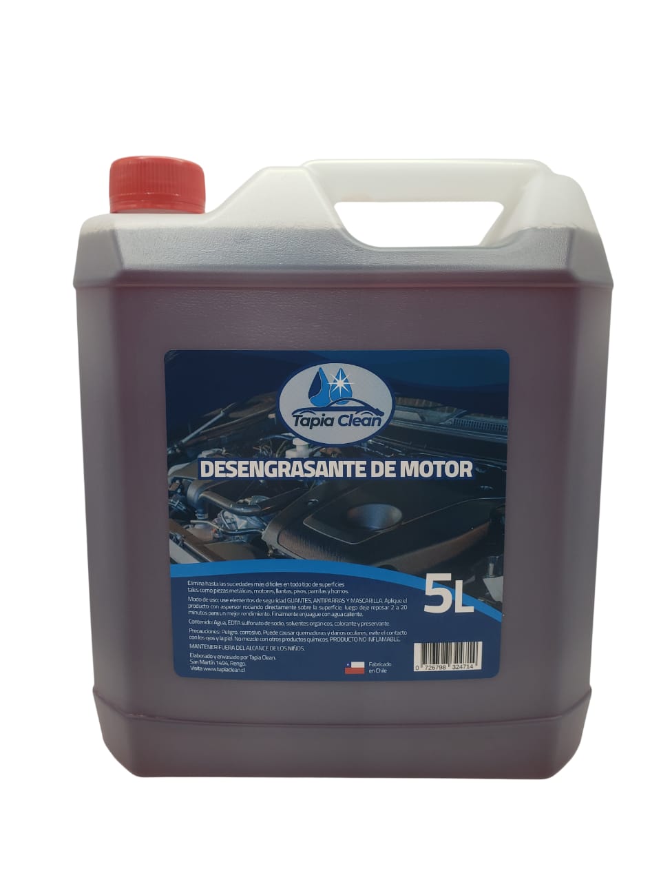 Desengrasante motor 5 Litros Tapia Clean
